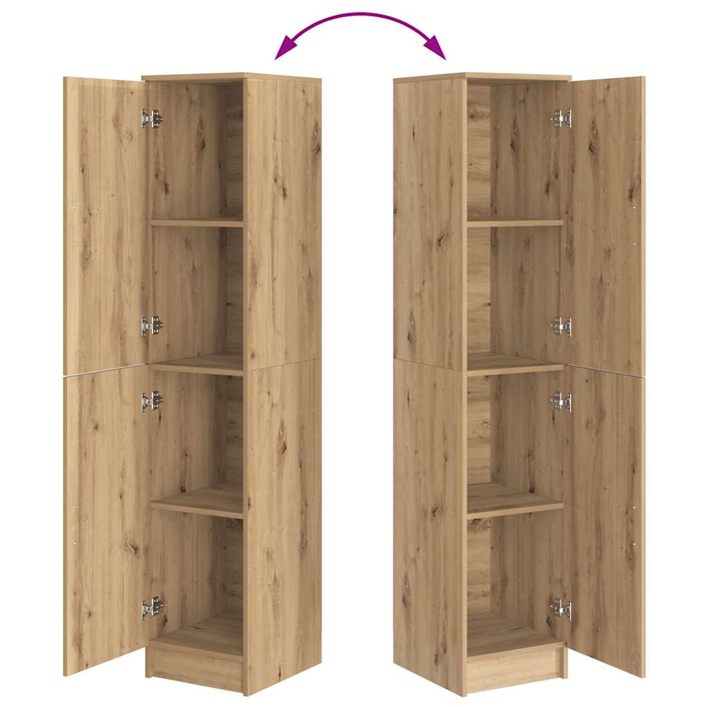 Rafturi stejar artizanal 35 x 39 x 168 cm Lemn compozit GartenMobel Dekor