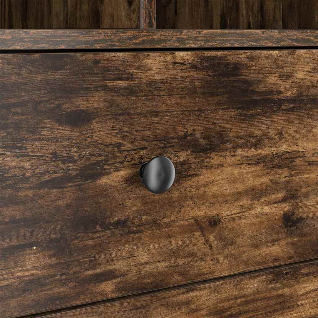 Bufet cu sertar Stejar afumat 45.5 x 34 x 127 cm Lemn compozit GartenMobel Dekor