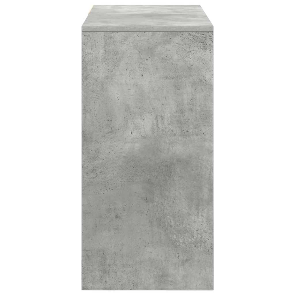 Birou cu sertar Gri beton 90 x 37.5 x 75 cm Lemn compozit GartenMobel Dekor