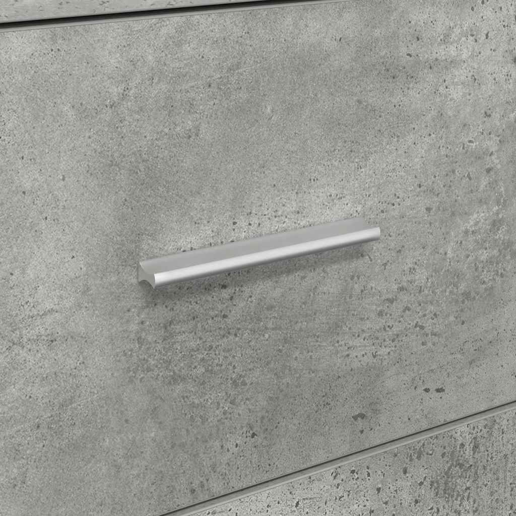 Bufet cu sertar Gri beton 38 x 34.5 x 75 cm Lemn compozit GartenMobel Dekor