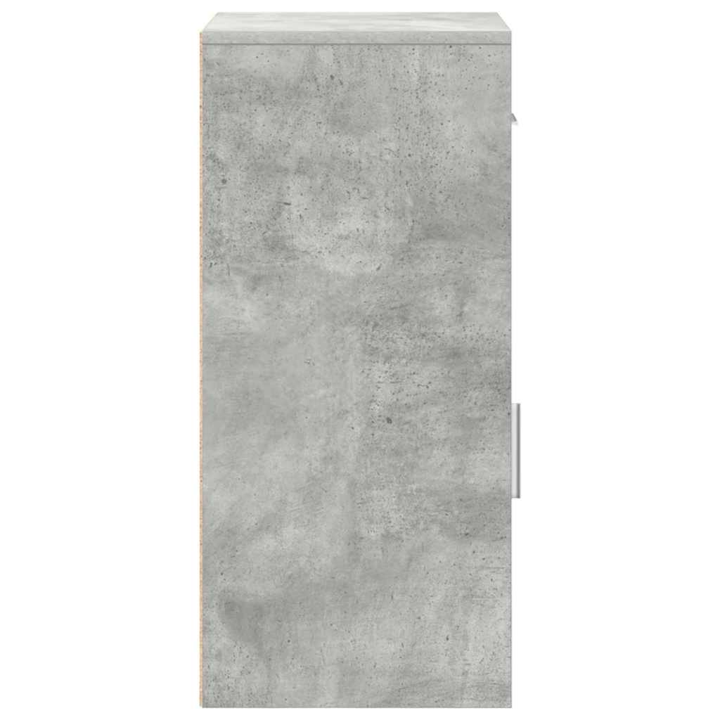 Bufet cu sertar Gri beton 38 x 34.5 x 75 cm Lemn compozit GartenMobel Dekor