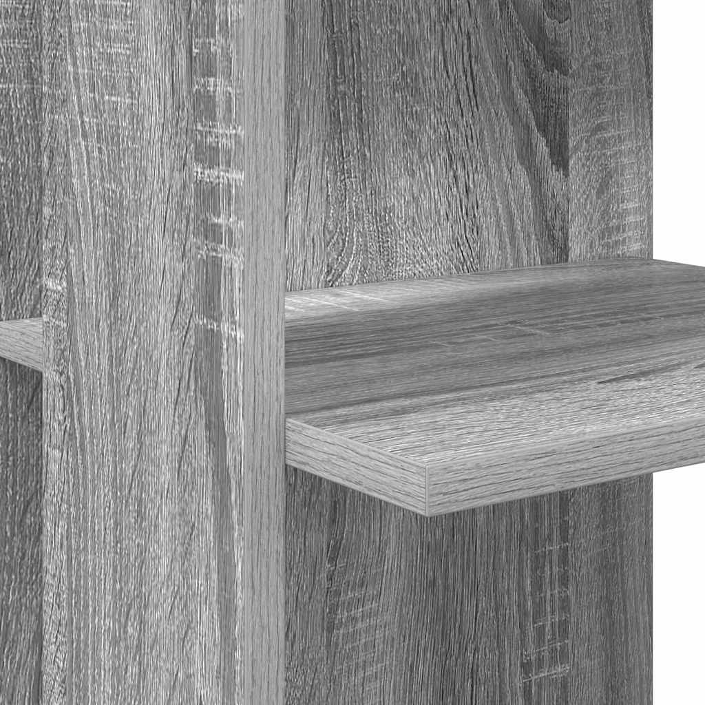 Birou Colțar cu Depozitare Gri Sonoma 140 x 113.5 x 75 cm GartenMobel Dekor