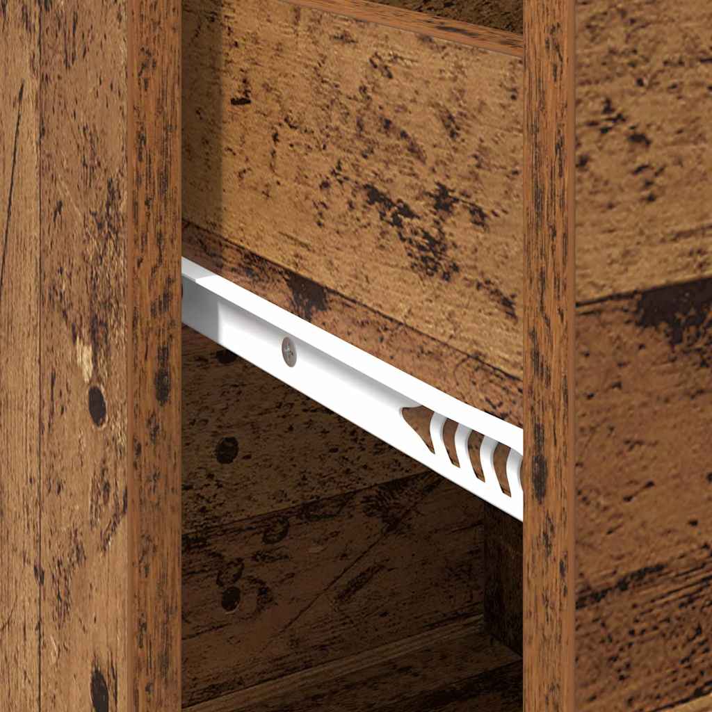 Bufet cu sertar Lemn vechi 38 x 34.5 x 75 cm Lemn compozit GartenMobel Dekor