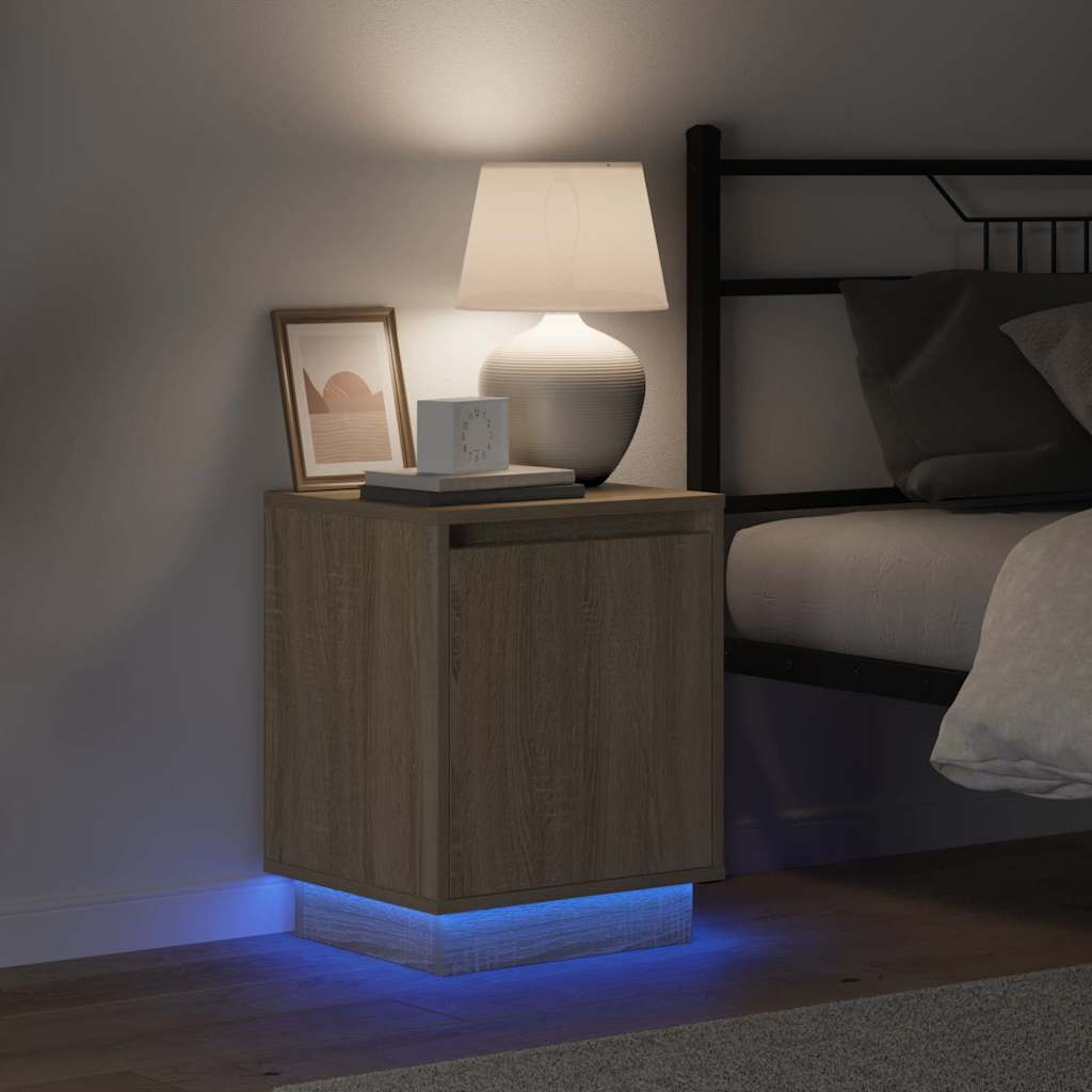 Dulap de noapte Stejar sonoma 39 x 34.5 x 50 cm Lemn compozit GartenMobel Dekor