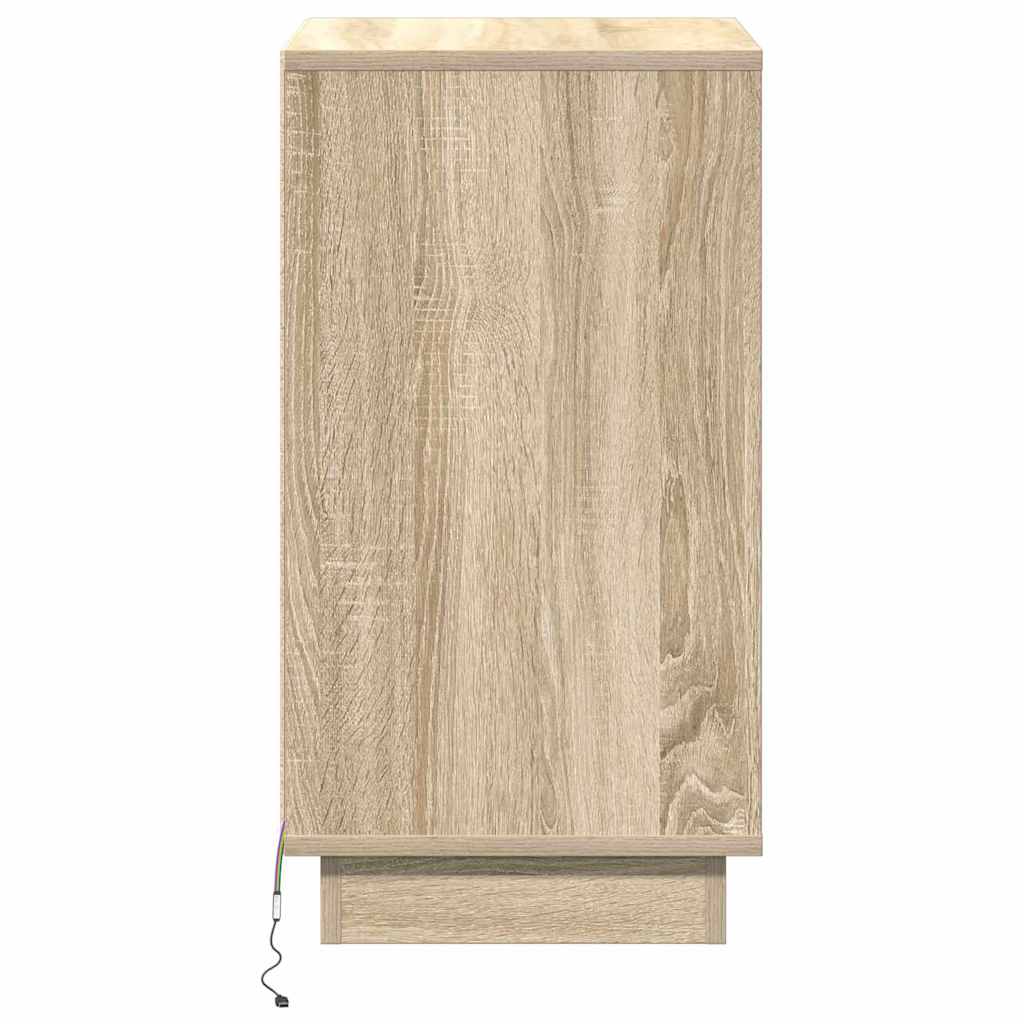 Dulap de noapte Stejar sonoma 39 x 34.5 x 65 cm Lemn compozit GartenMobel Dekor