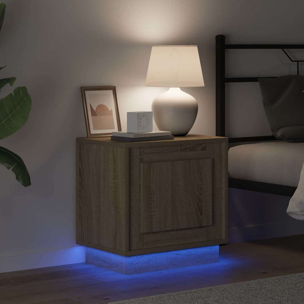 Dulap de noapte Stejar sonoma 44 x 34.5 x 45 cm Lemn compozit GartenMobel Dekor