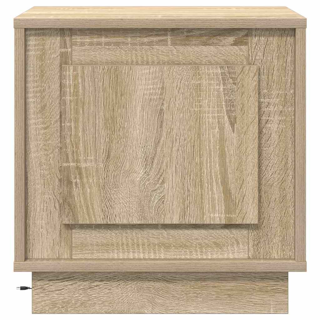 Dulap de noapte Stejar sonoma 44 x 34.5 x 45 cm Lemn compozit GartenMobel Dekor