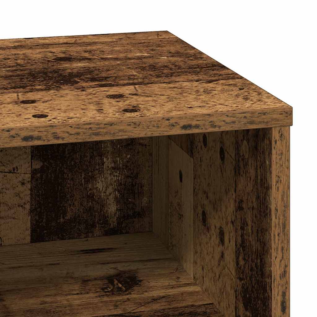 Dulap de noapte cu sertar cu 2 pcs Lemn Vechi 50 x 34.5 x 50 cm GartenMobel Dekor