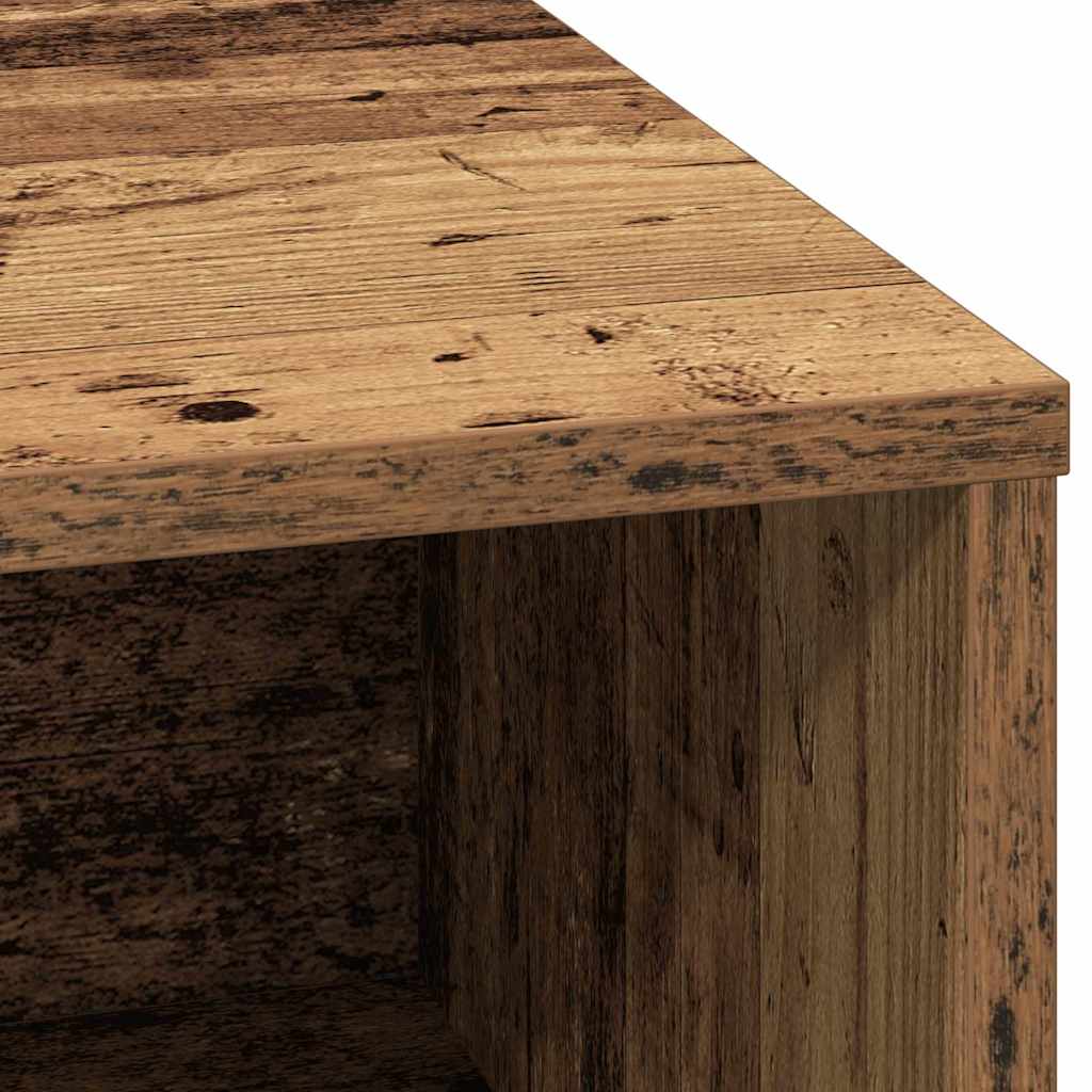 Bufet cu LED Lemn Vechi 71 x 34.5 x 75 cm Lemn compozit GartenMobel Dekor