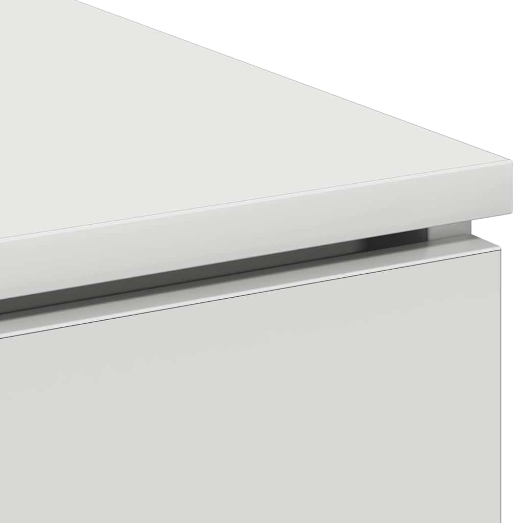 Cabinet TV cu LED Alb 100 x 38 x 49 cm Lemn compozit GartenMobel Dekor