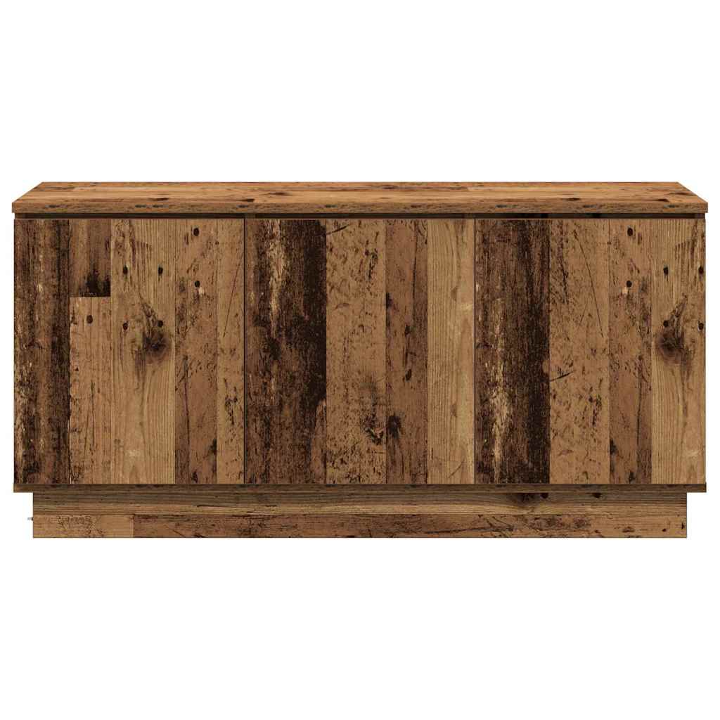 Cabinet TV cu LED Lemn Vechi 100 x 38 x 49 cm Lemn compozit GartenMobel Dekor