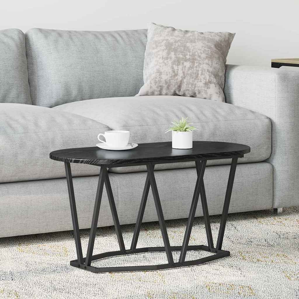 Masă de Cafea Stejar Negru 80 x 40 x 40.5 cm GartenMobel Dekor