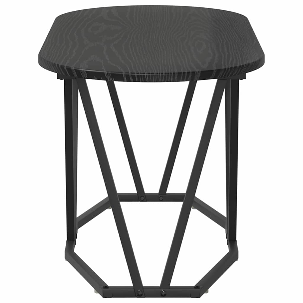 Masă de Cafea Stejar Negru 80 x 40 x 40.5 cm GartenMobel Dekor