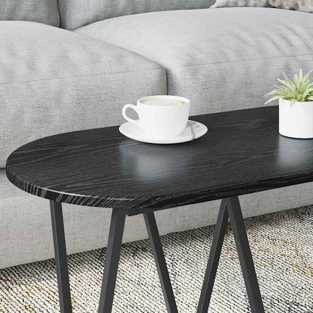 Masă de Cafea Stejar Negru 80 x 40 x 40.5 cm GartenMobel Dekor