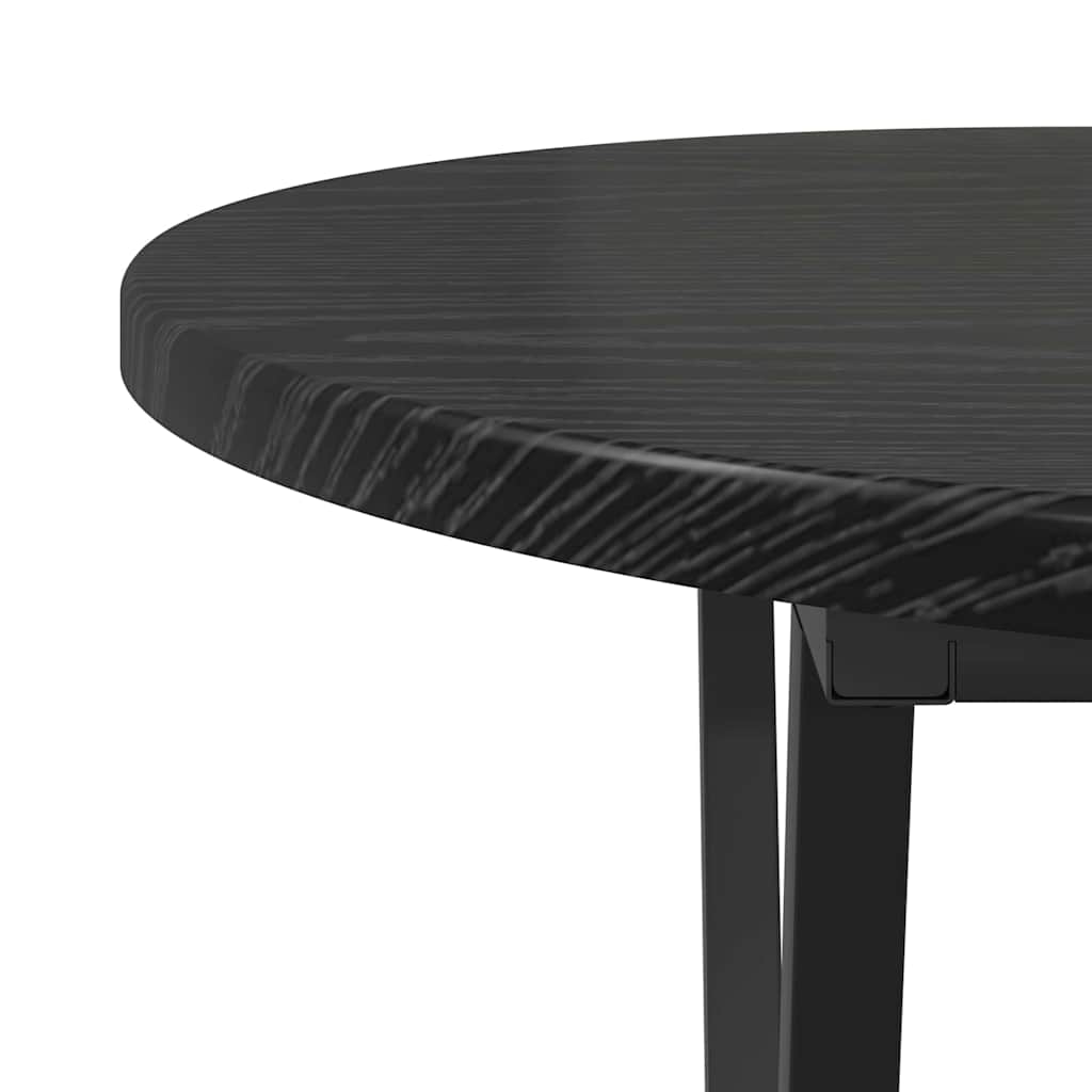 Masă de Cafea Stejar Negru 80 x 40 x 40.5 cm GartenMobel Dekor