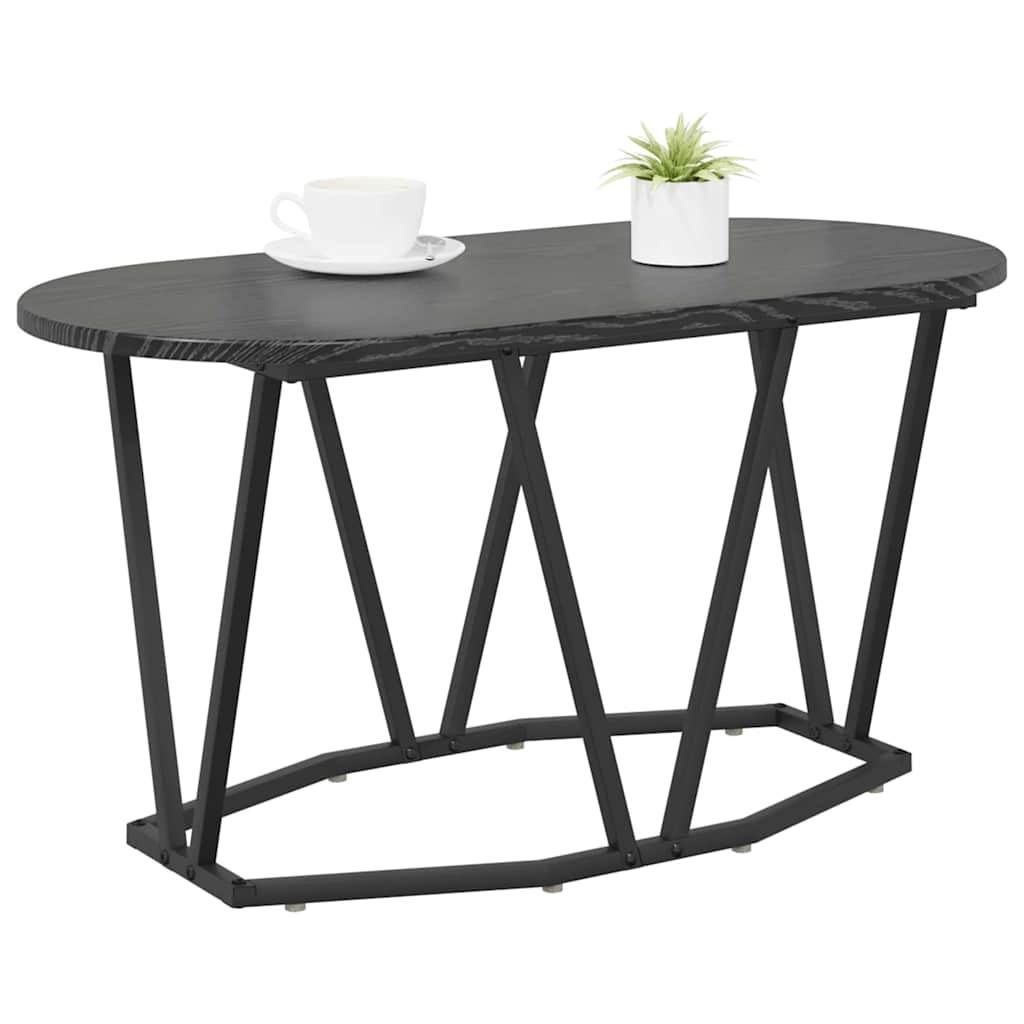 Masă de Cafea Stejar Negru 80 x 40 x 40.5 cm GartenMobel Dekor