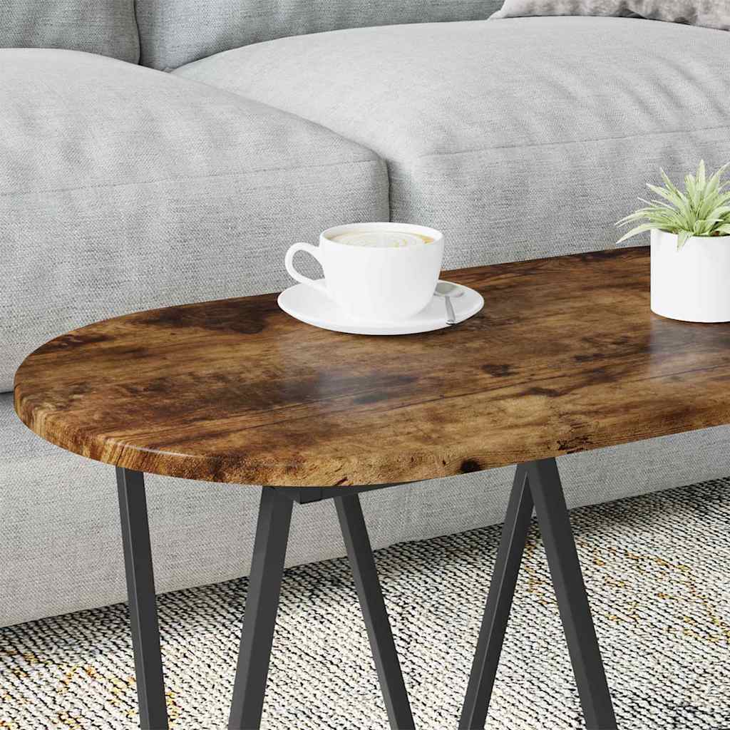Masă de Cafea Stejar fumuriu 80 x 40 x 40.5 cm GartenMobel Dekor