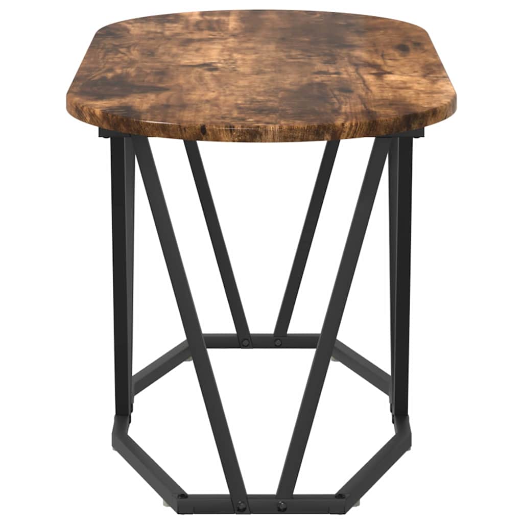 Masă de Cafea Stejar fumuriu 80 x 40 x 40.5 cm GartenMobel Dekor