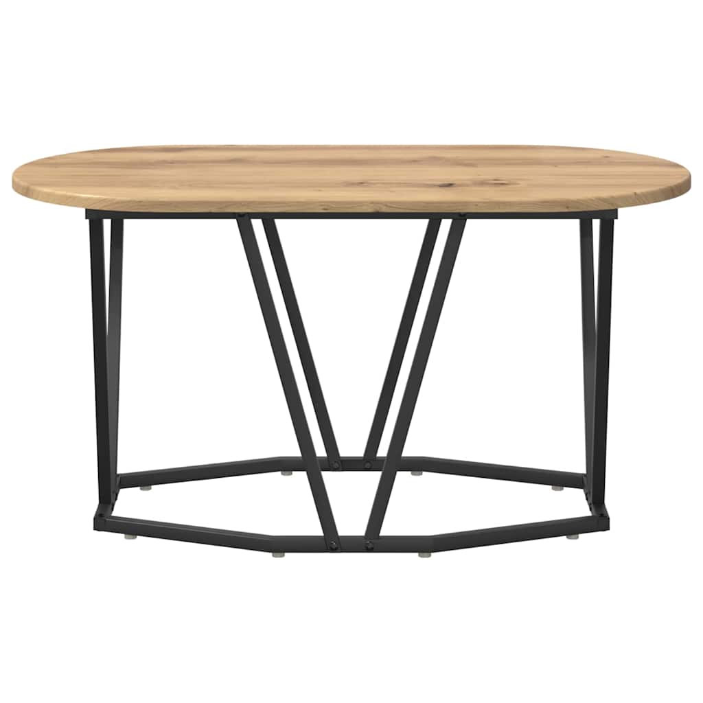 Masă de Cafea stejar artizanal 80 x 40 x 40.5 cm GartenMobel Dekor