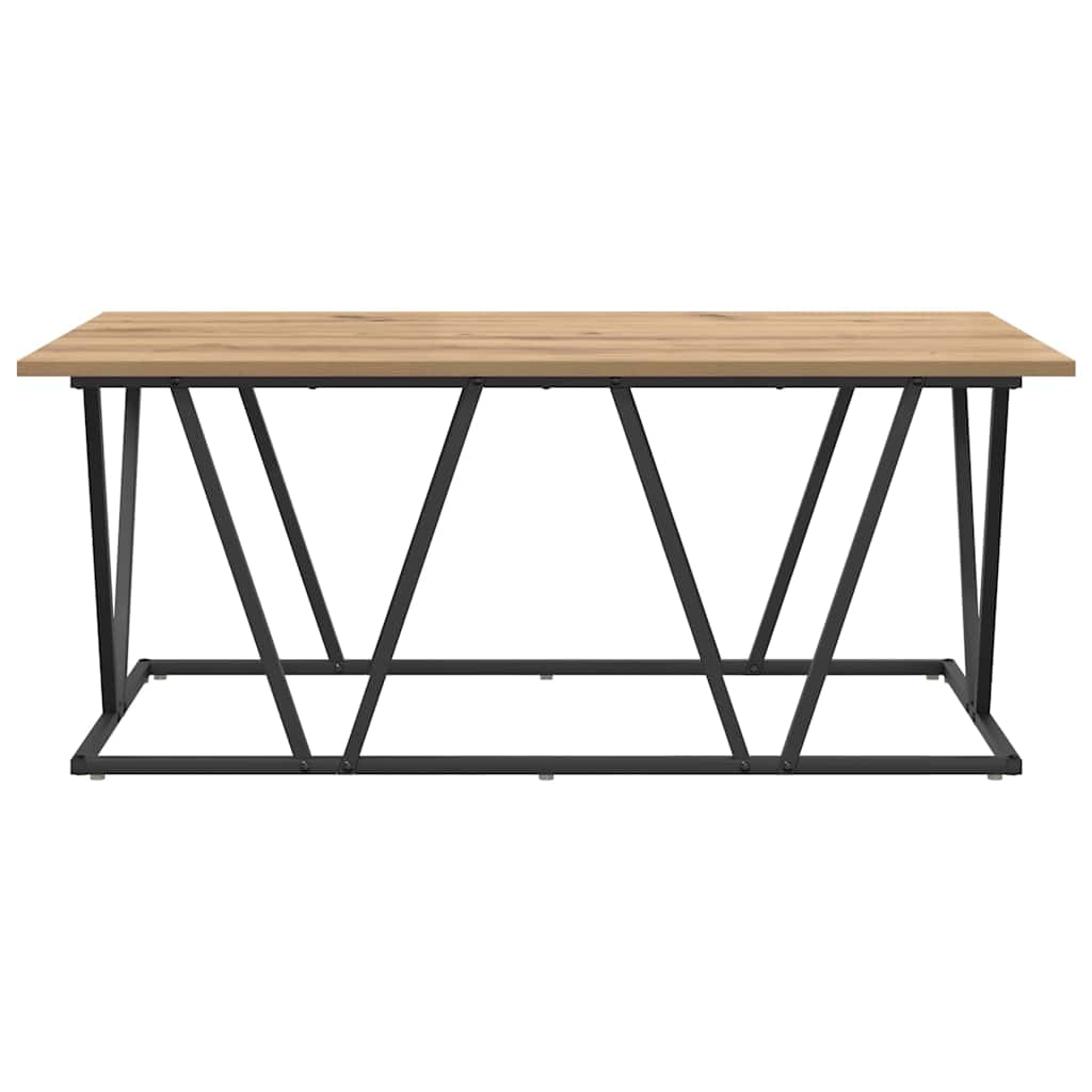 Masă de cafea stejar artizanal 100 x 50 x 40 cm GartenMobel Dekor