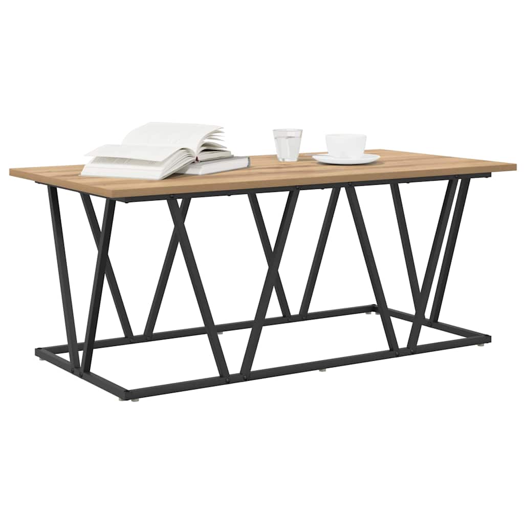 Masă de cafea stejar artizanal 100 x 50 x 40 cm GartenMobel Dekor