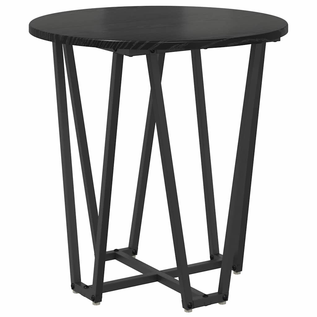 Set măsuțe laterale 2 pcs Stejar negru 50 x 50 x 50.5 cm GartenMobel Dekor