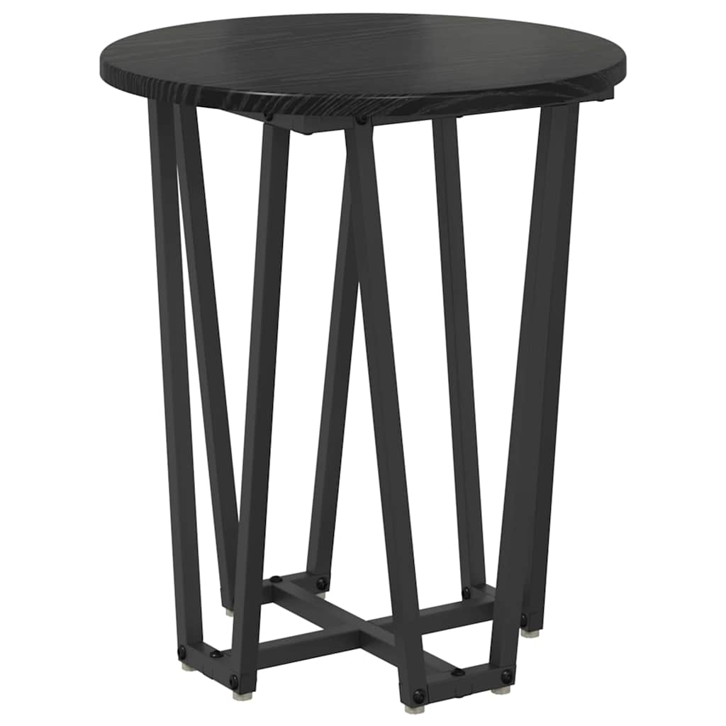 Set măsuțe laterale 2 pcs Stejar negru 50 x 50 x 50.5 cm GartenMobel Dekor