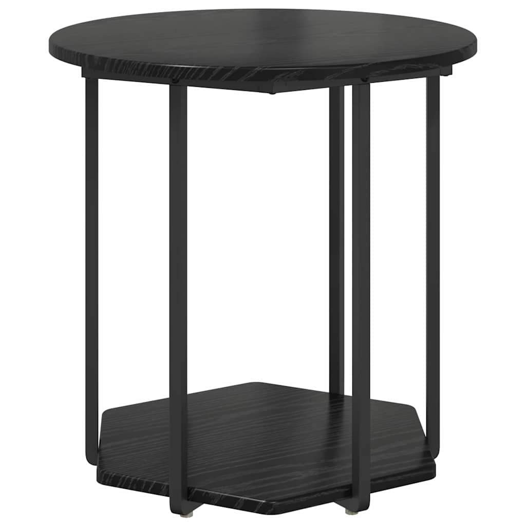 Set măsuțe laterale 2 pcs Stejar negru 50 x 50 x 50.5 cm GartenMobel Dekor