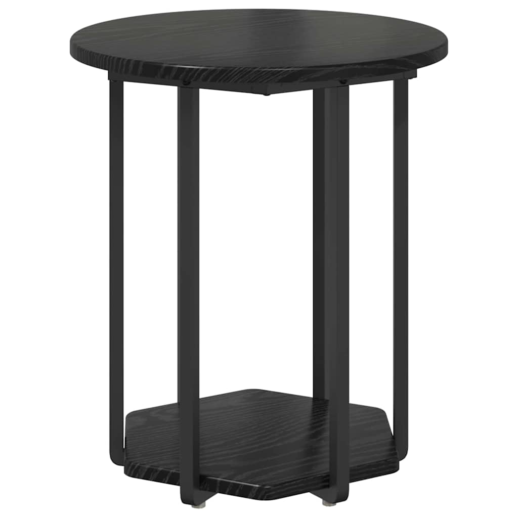 Set măsuțe laterale 2 pcs Stejar negru 50 x 50 x 50.5 cm GartenMobel Dekor