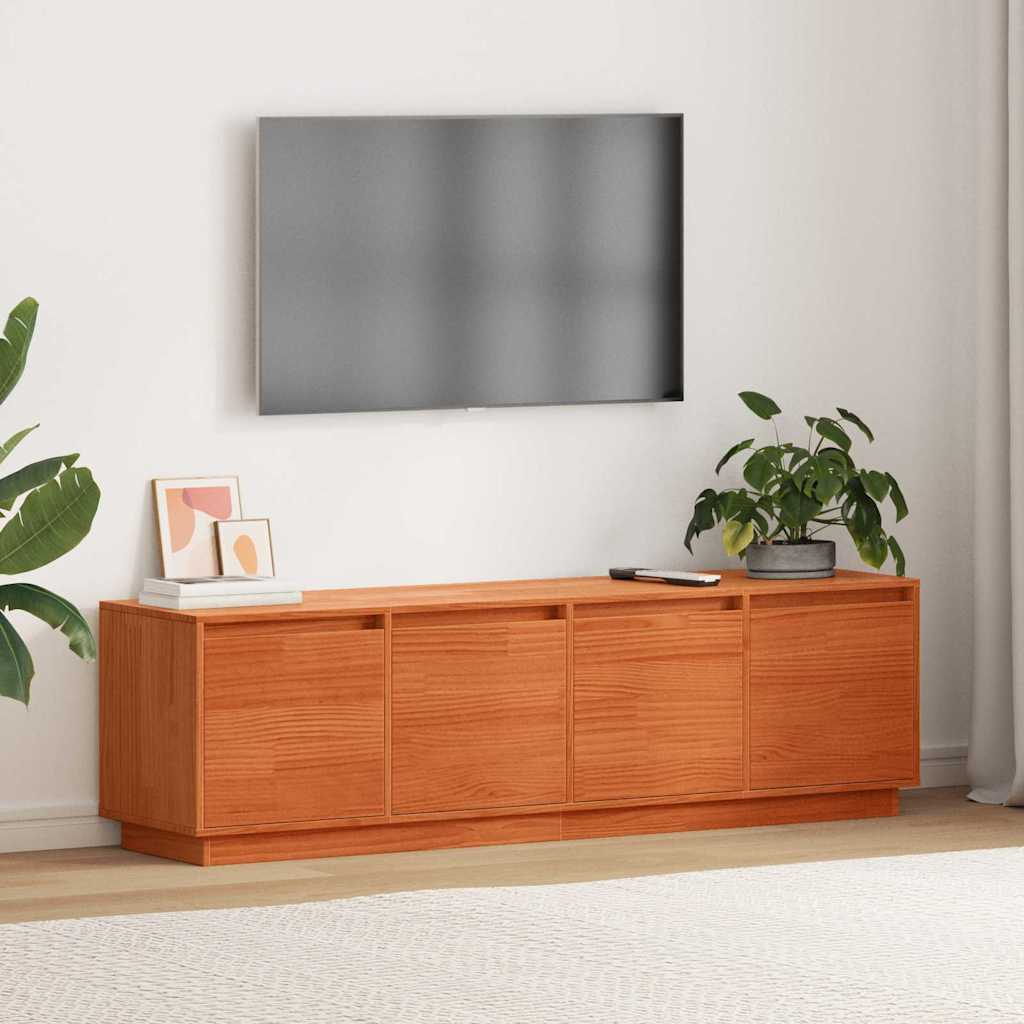 Cabinet TV Maro 156 x 37 x 45 cm Lemn masiv de pin GartenMobel Dekor