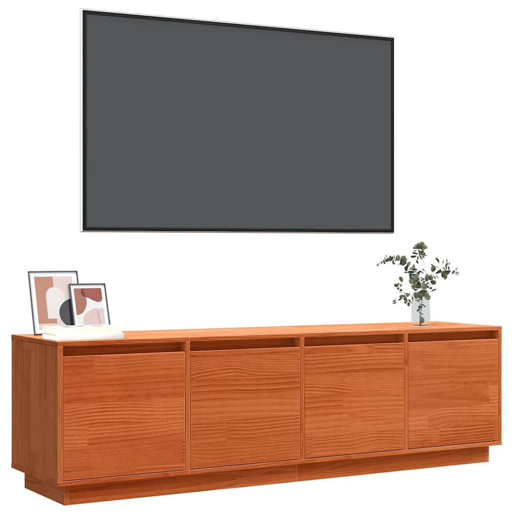 Cabinet TV Maro 156 x 37 x 45 cm Lemn masiv de pin GartenMobel Dekor