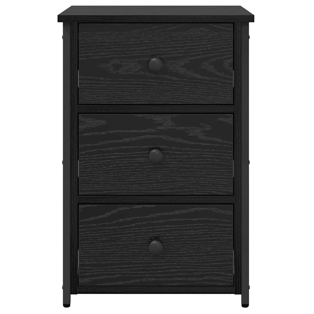 Cabinet de Noptieră cu sertar Stejar negru 40 x 36 x 60 cm GartenMobel Dekor
