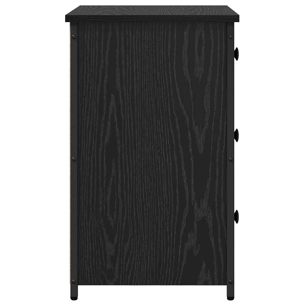 Cabinet de Noptieră cu sertar Stejar negru 40 x 36 x 60 cm GartenMobel Dekor