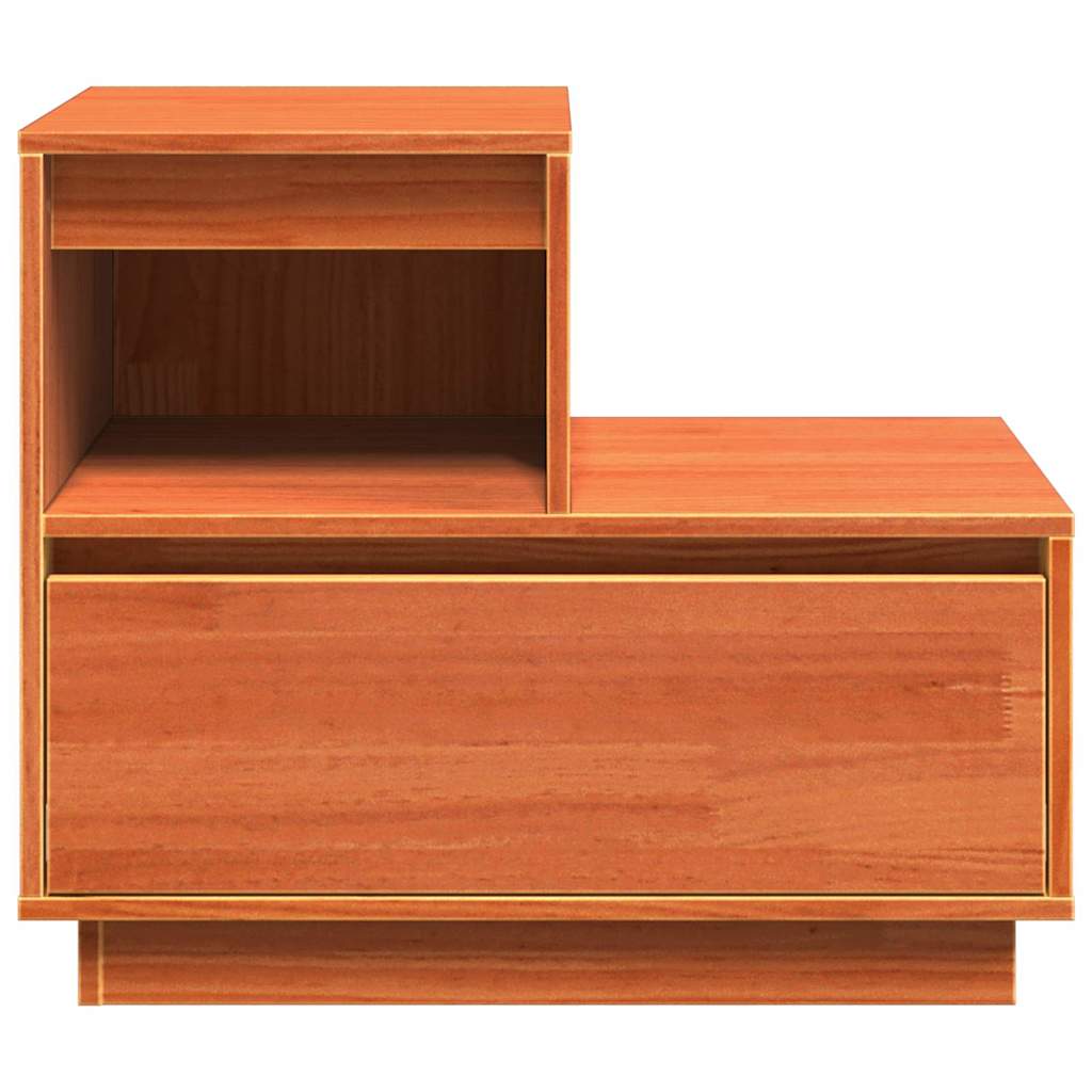 Dulap de noapte Maro ceruit 60 x 34 x 51 cm Lemn masiv de pin GartenMobel Dekor