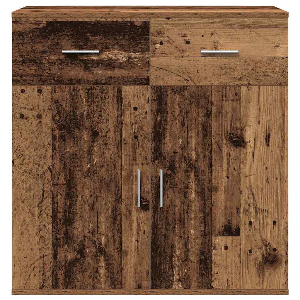 Bufet cu sertar Lemn vechi 79 x 38 x 80 cm Lemn compozit GartenMobel Dekor