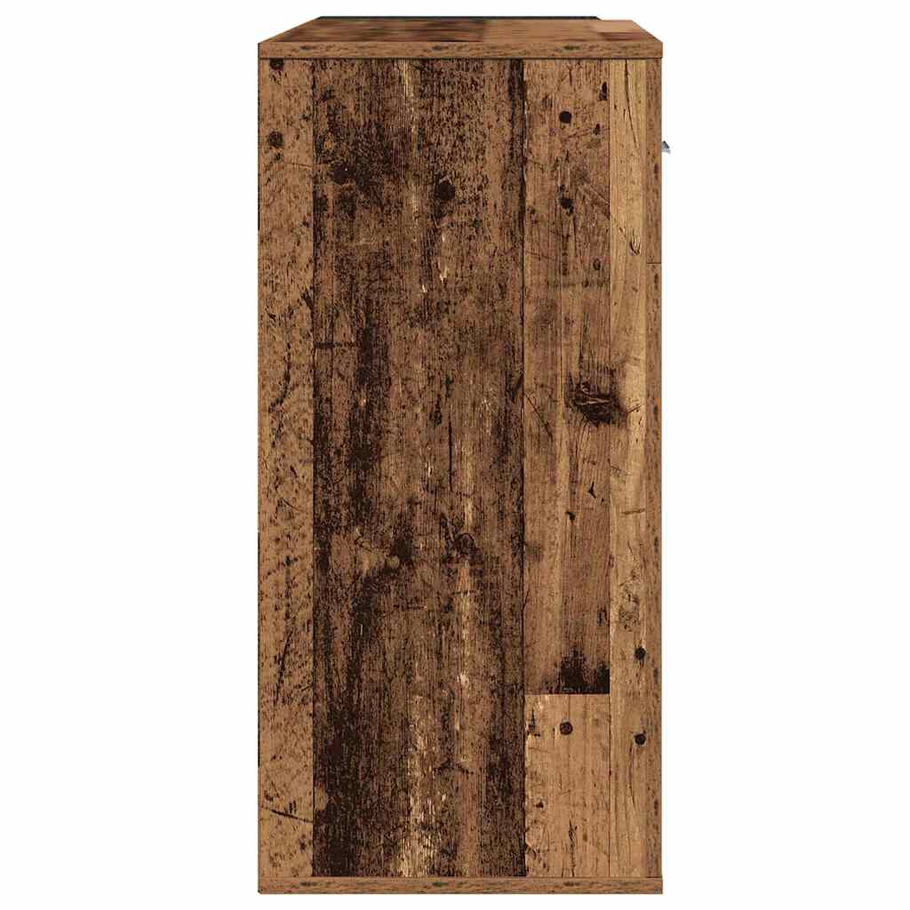 Bufet cu sertar Lemn vechi 79 x 38 x 80 cm Lemn compozit GartenMobel Dekor