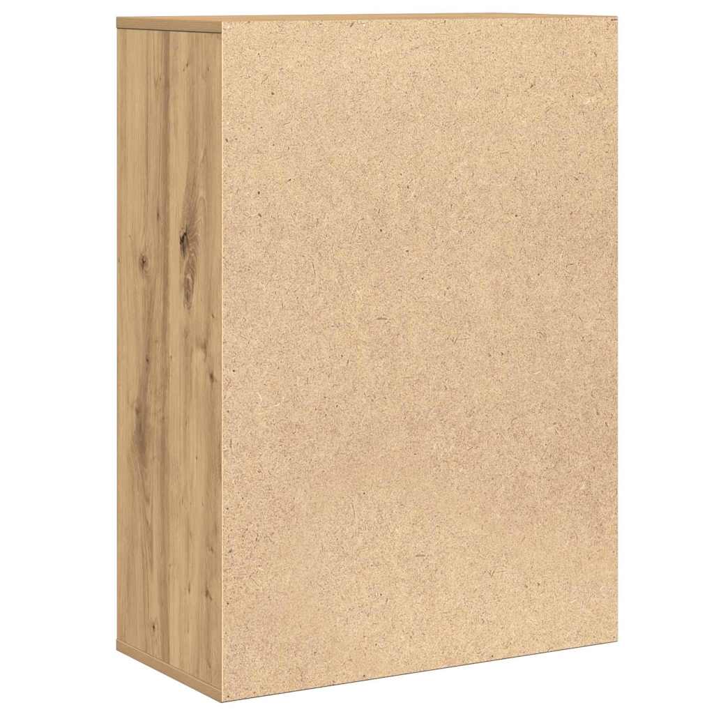 Bufet cu sertar stejar artizanal 79 x 38 x 80 cm Lemn compozit GartenMobel Dekor