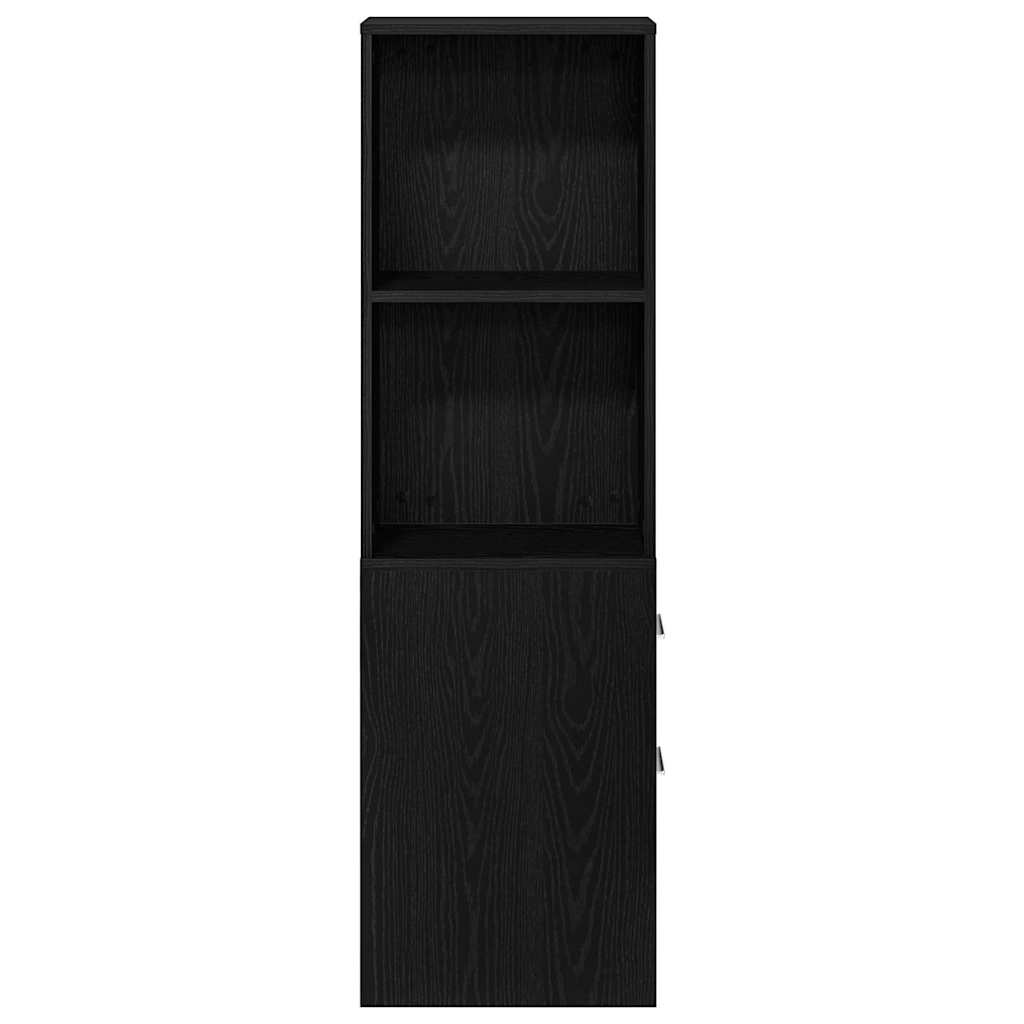 Dulap Îngust pentru Baie Stejar negru 22 x 41 x 135 cm GartenMobel Dekor