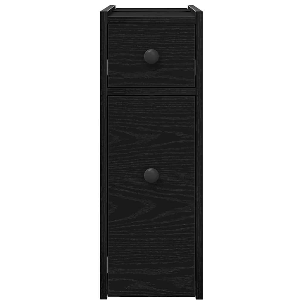 Dulap Îngust pentru Baie Stejar negru 80 x 18 x 60 cm GartenMobel Dekor