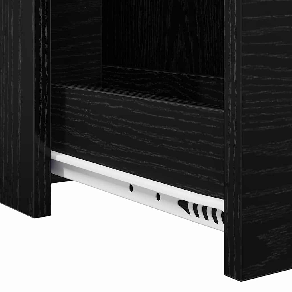 Dulap Îngust pentru Baie Stejar negru 80 x 18 x 60 cm GartenMobel Dekor