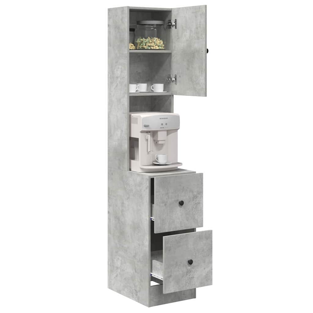 Dulap de bucătărie cu sertar Gri 35 x 50 x 180 cm Lemn compozit GartenMobel Dekor