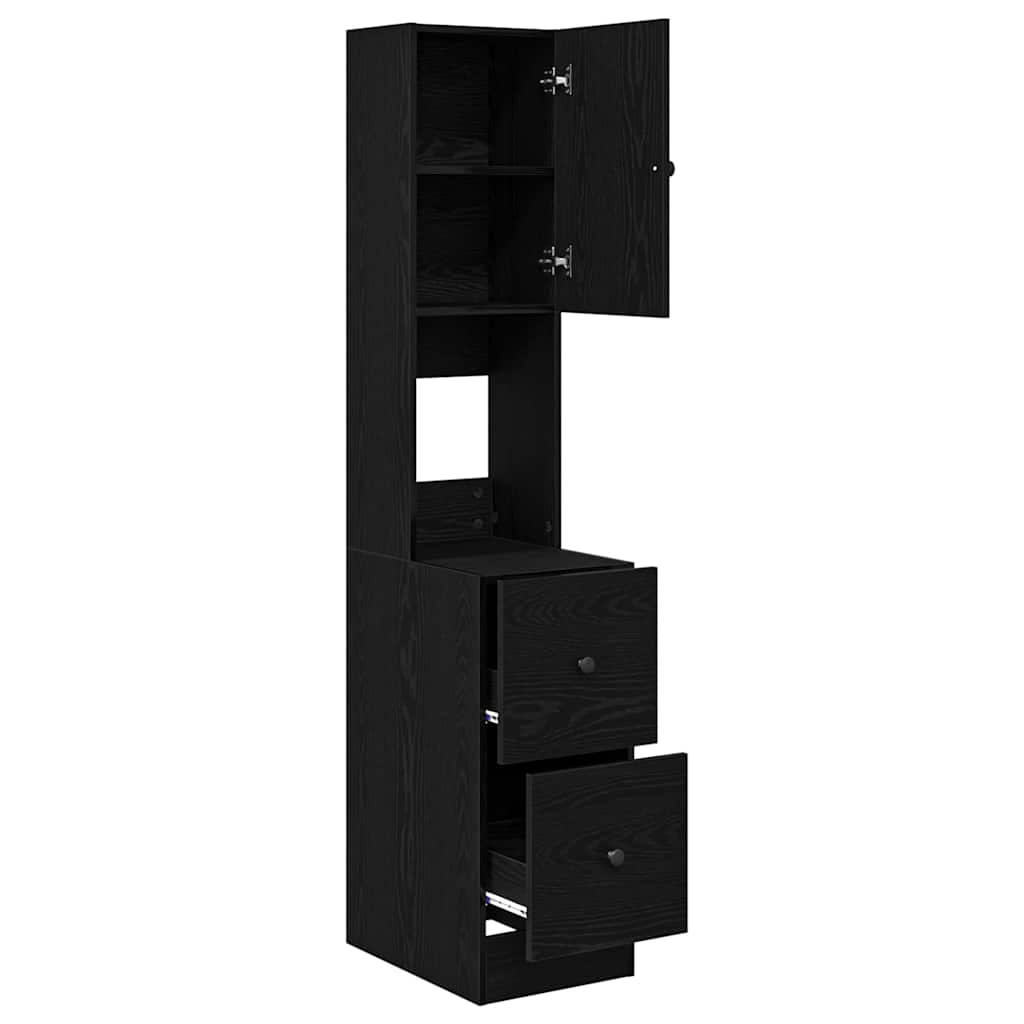 Dulap de bucătărie cu sertar cu raft Stejar negru Lemn compozit GartenMobel Dekor