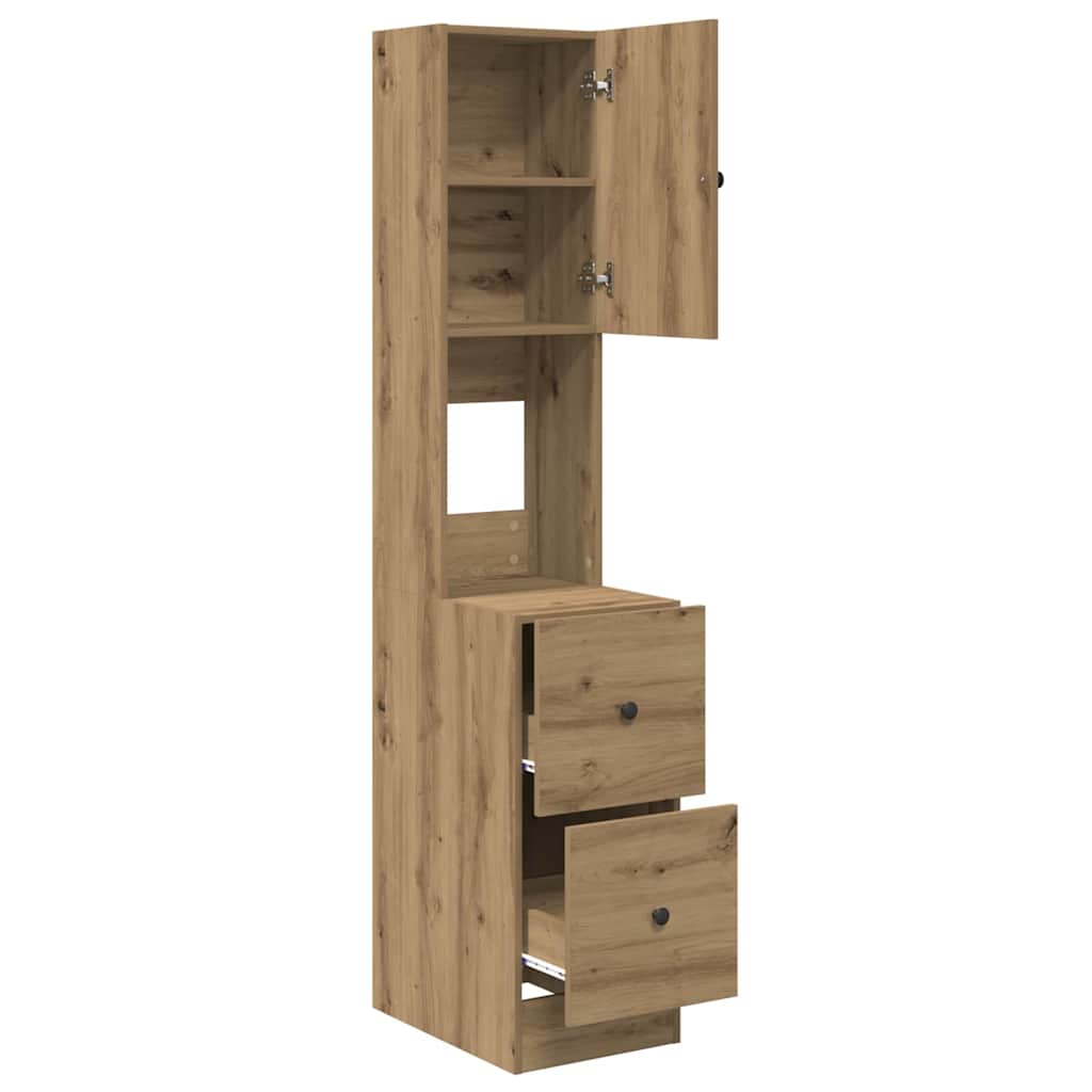 Dulap de bucătărie cu sertar stejar artizanal Lemn compozit GartenMobel Dekor