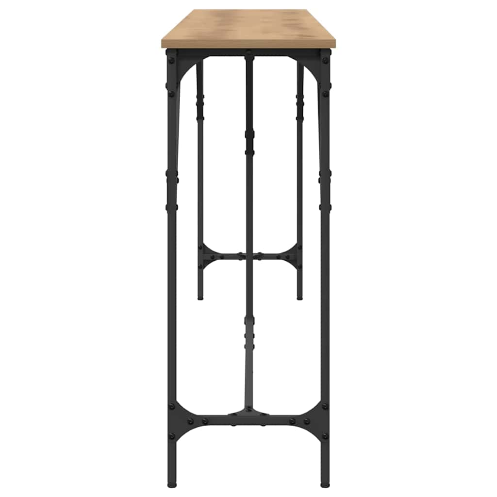 Masă console stejar artizanal 200 x 29 x 75 cm GartenMobel Dekor