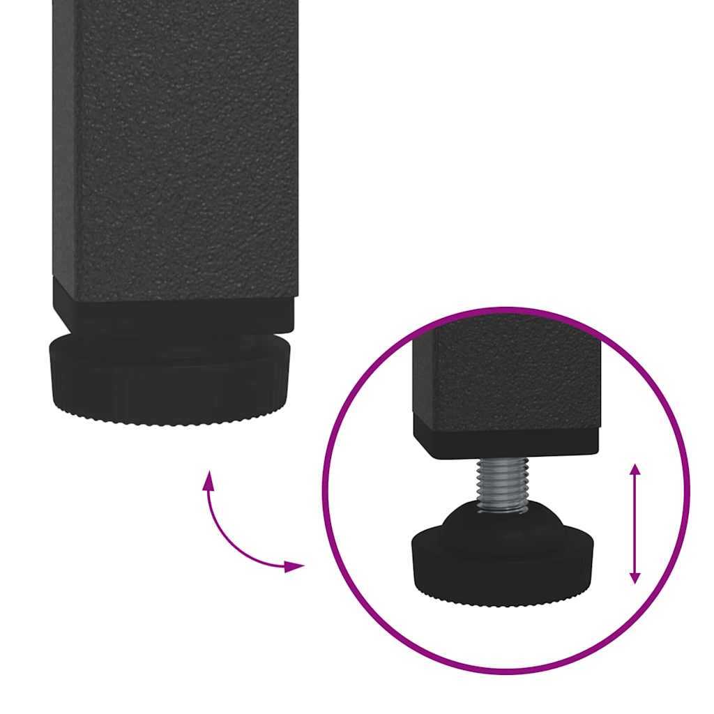 Raft de depozitare pentru bucătărie cu raft Alb Oţel GartenMobel Dekor