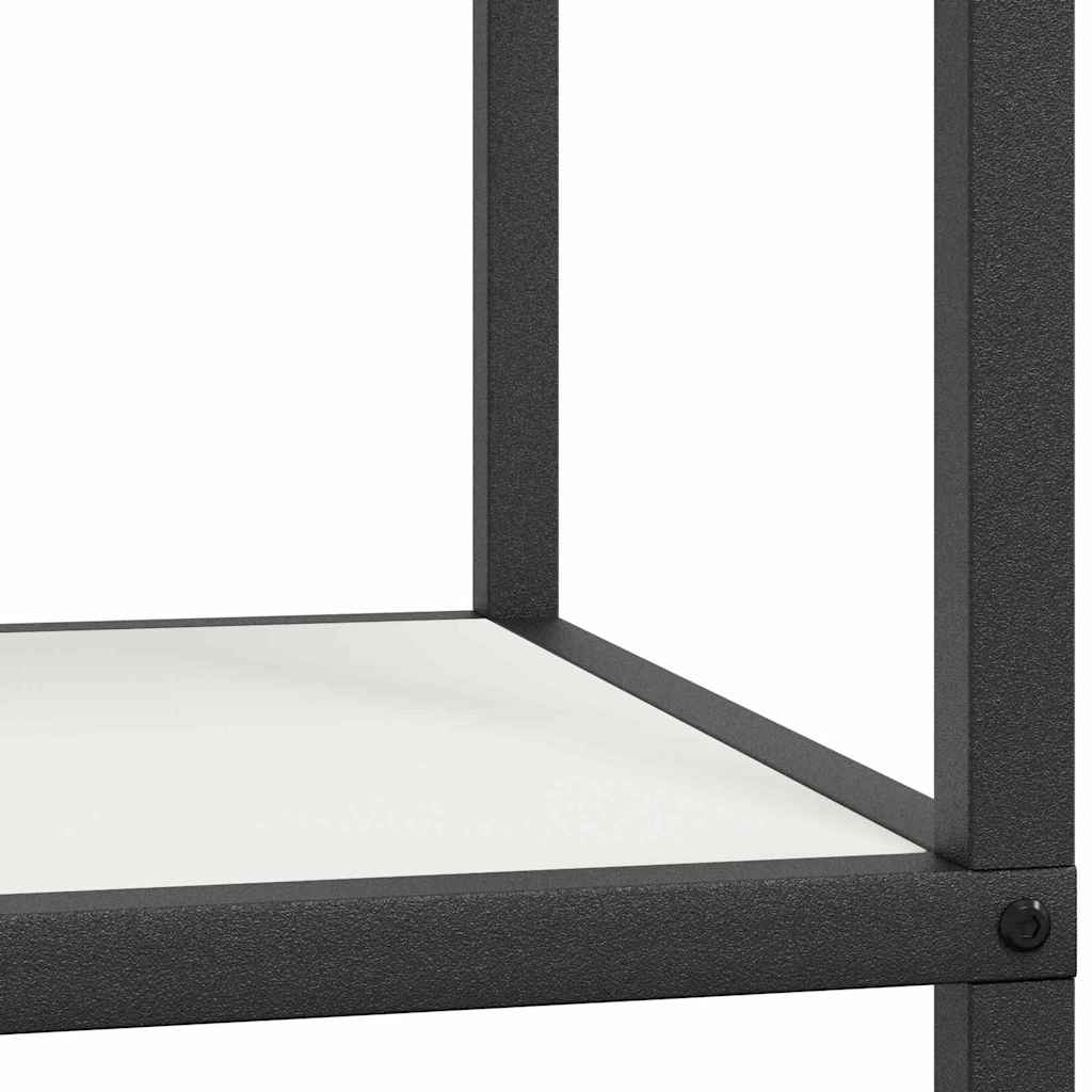 Raft de depozitare pentru bucătărie cu raft Alb Oţel GartenMobel Dekor