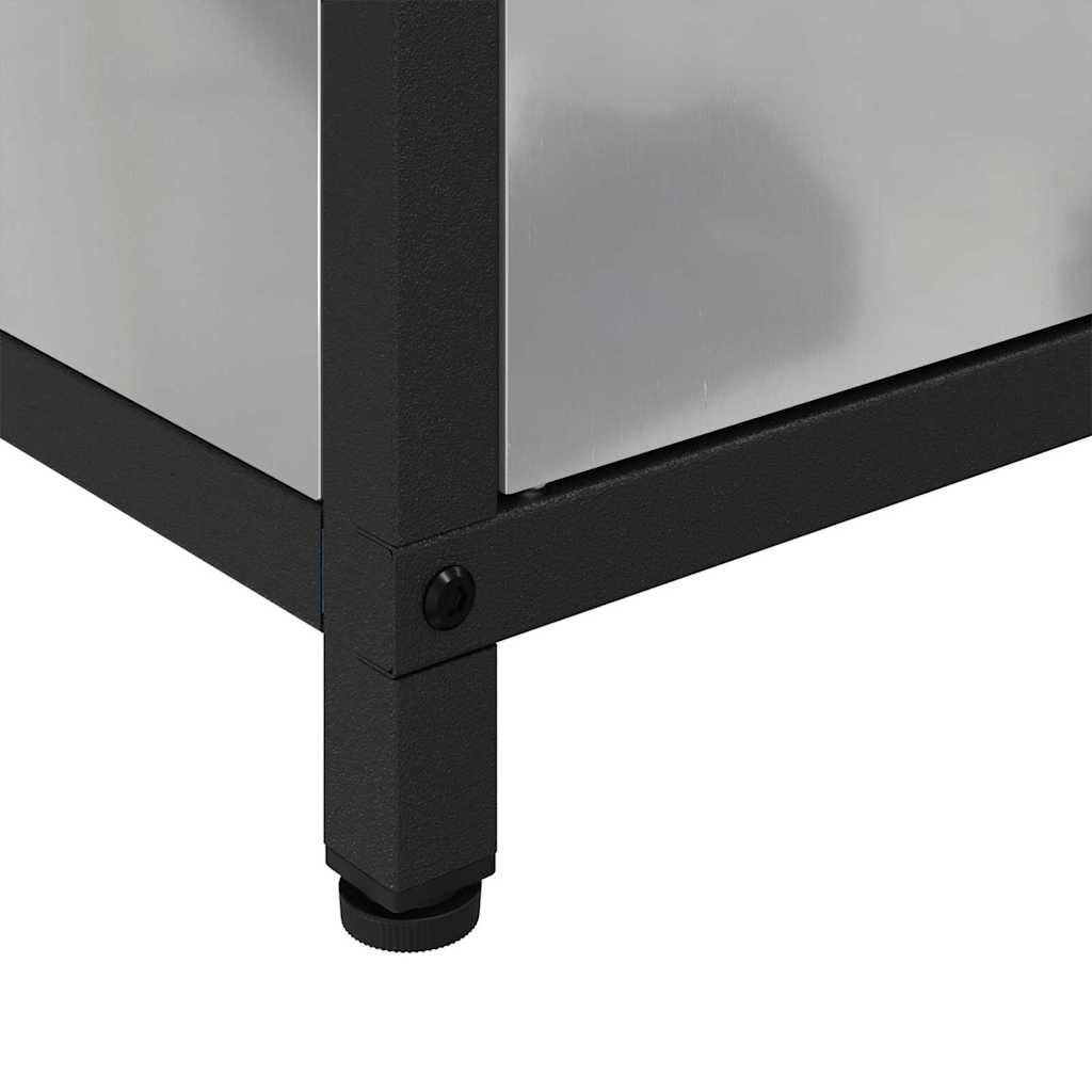 Dulap de depozitare pentru bucătărie Argintiu Oțel galvanizat GartenMobel Dekor