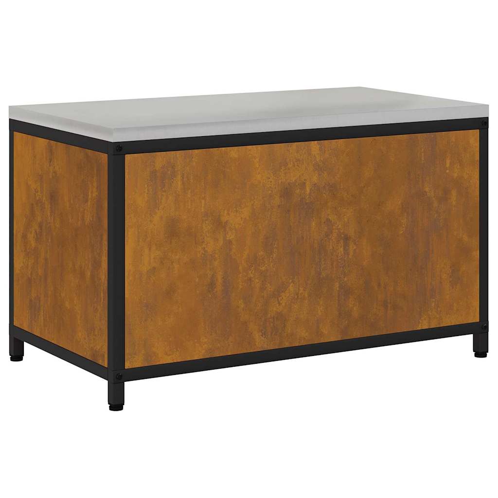 Dulap de depozitare pentru bucătărie cu raft cu ușă Ruginit GartenMobel Dekor