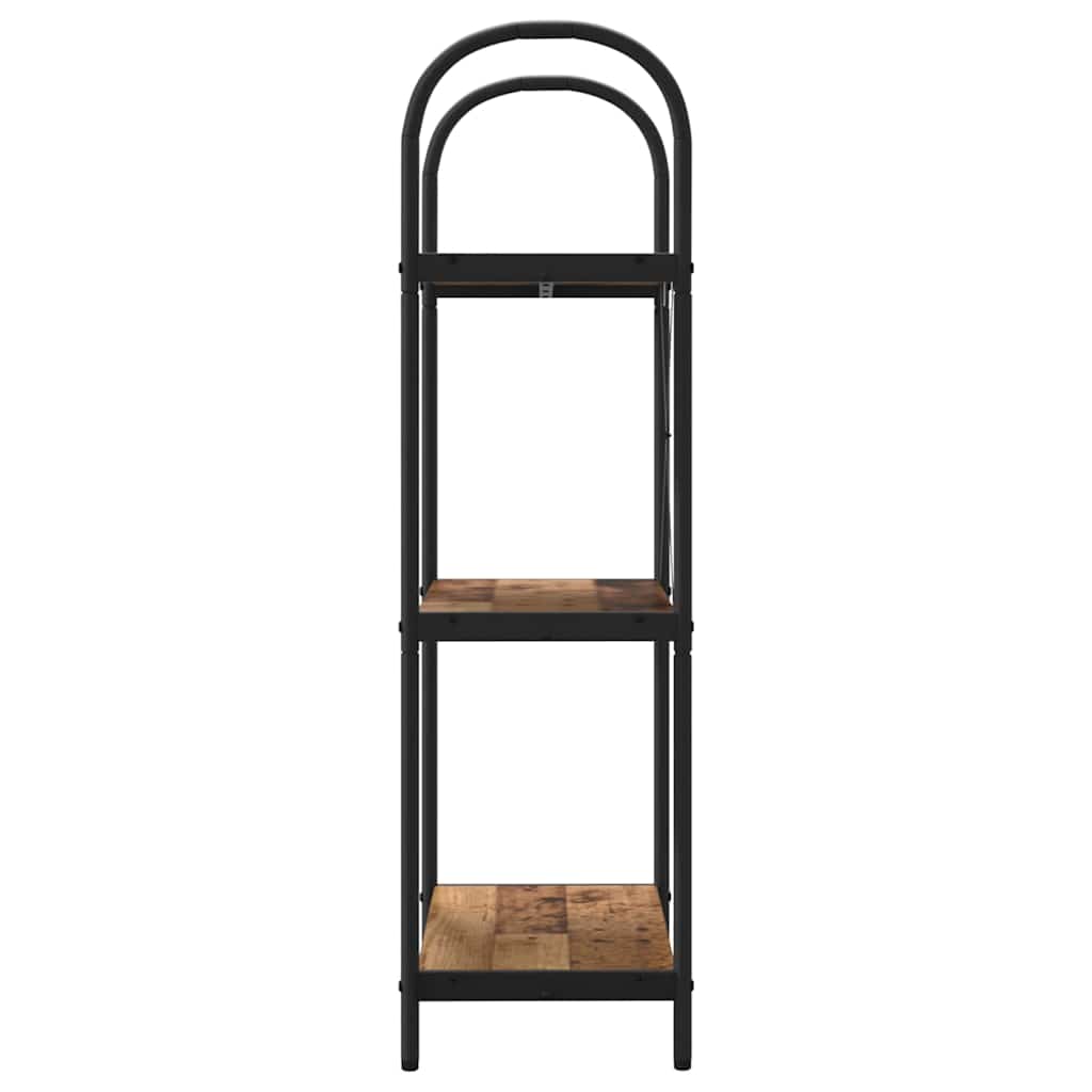 Raft pentru cărți Lemn vechi 60 x 30 x 109 cm Lemn compozit GartenMobel Dekor