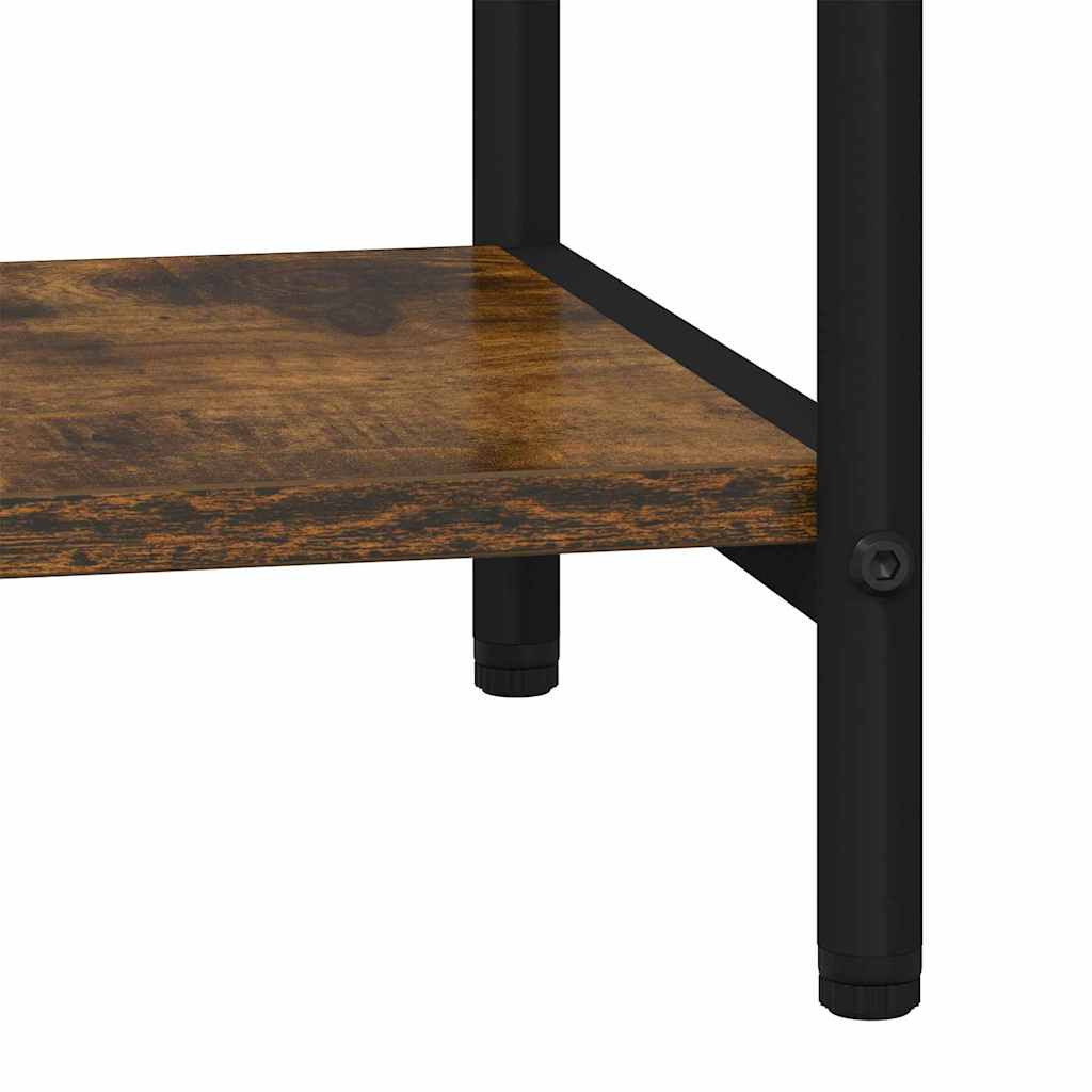 Raft pentru cărți Stejar afumat 60 x 30 x 109 cm Lemn compozit GartenMobel Dekor